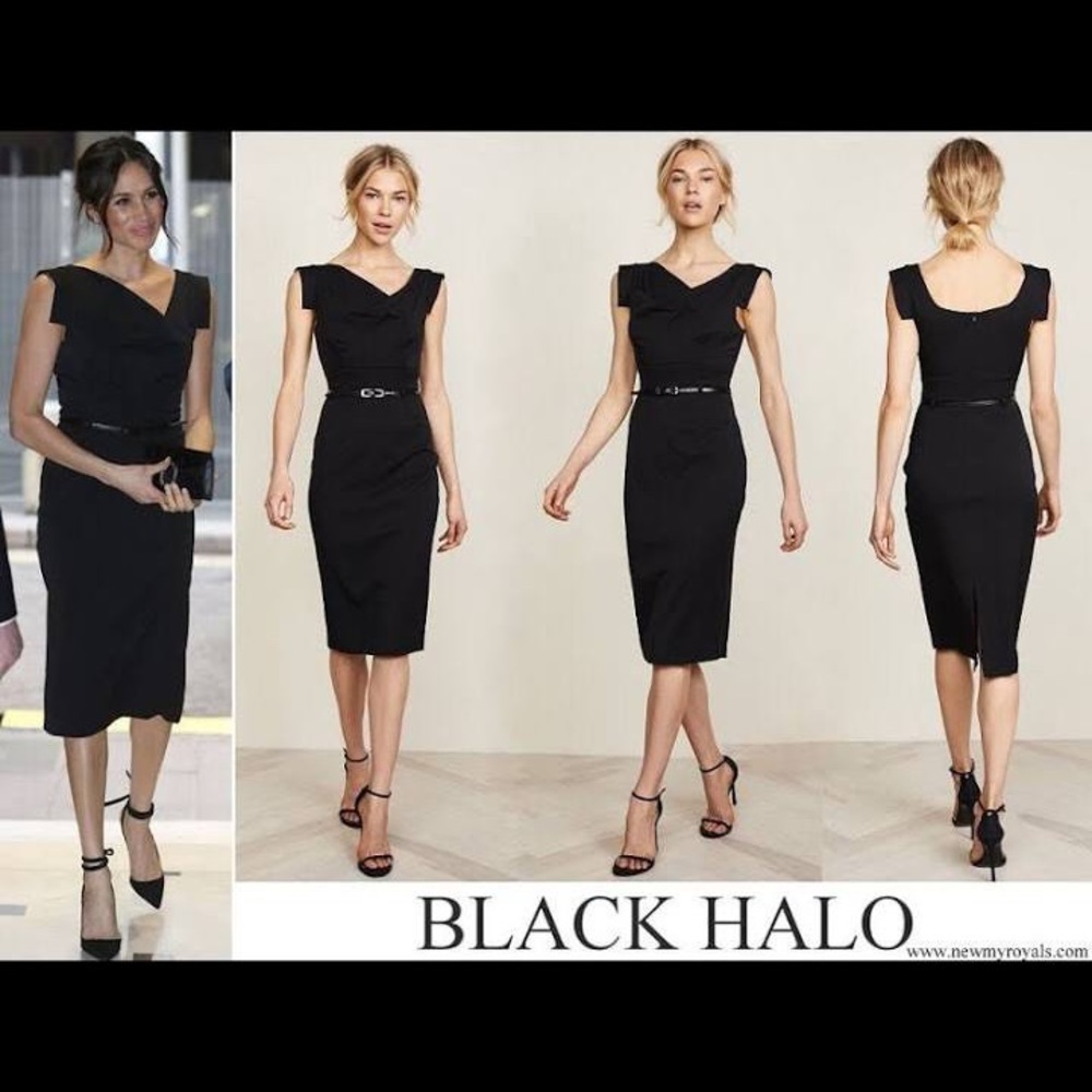 Black Halo Jackie O dress size 4